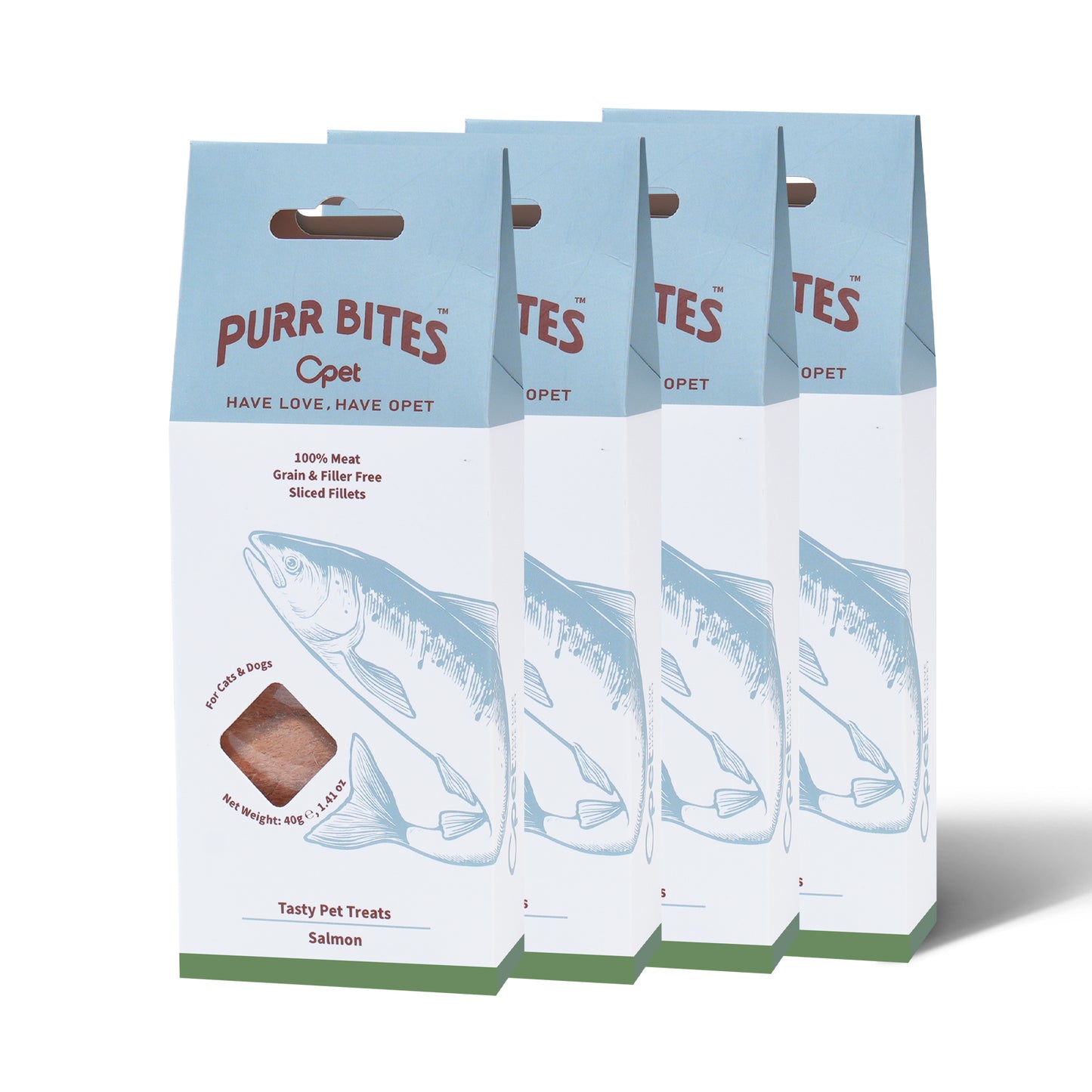 OPET Freeze Dried Cat Treats- Salmon- 40g