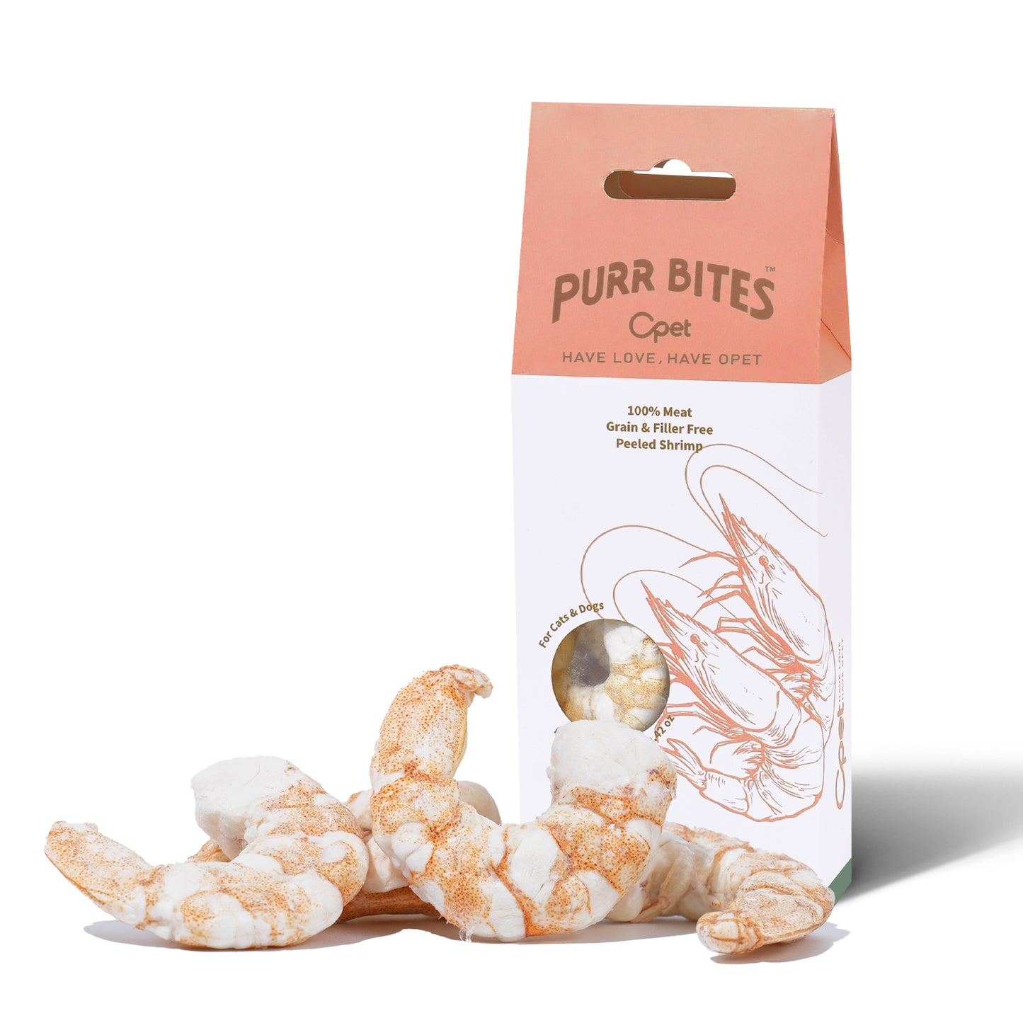 OPET Freeze Dried Cat Treats- Shrimp- 12g