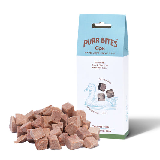 OPET Freeze Dried Cat Treats-Duck Cubes-45g