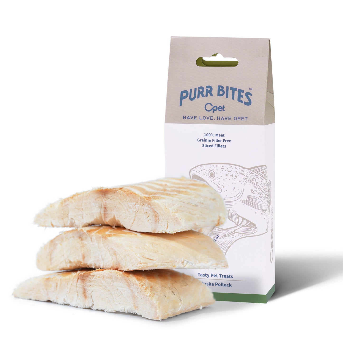 OPET Freeze Dried Cat Treats- Cod- 40g