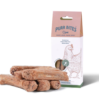 OPET Freeze Dried Cat Treats- Chicken Neck- 40g