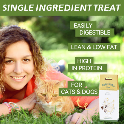 OPET Freeze Dried Cat Treats-Chicken Cubes-50g