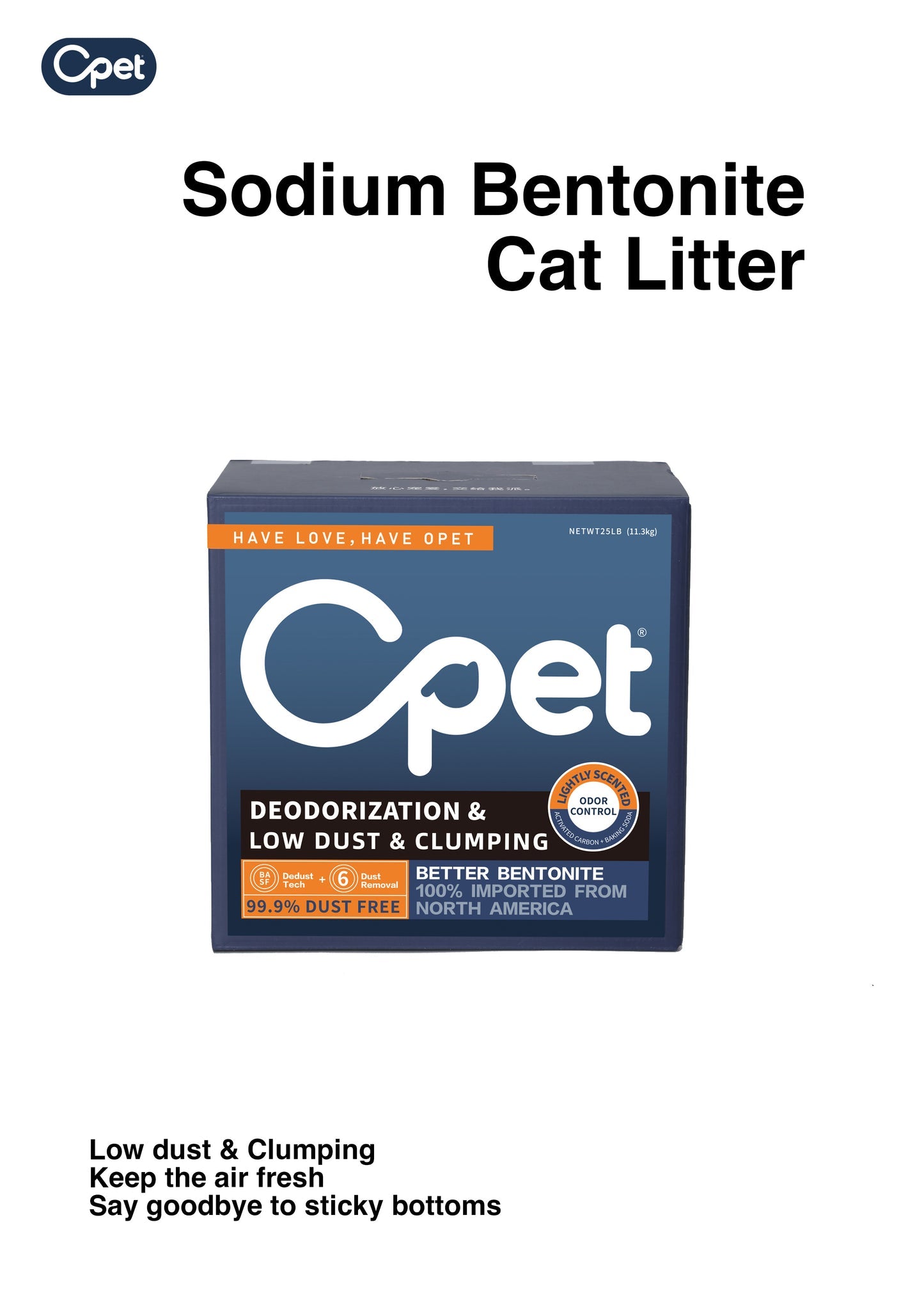 Sodium Bentonite Cat Litter| TRIAL CARTON (25lbs/11.3kg/18L)