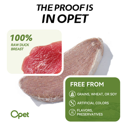 OPET Freeze Dried Cat Treats- Duck Breast Sliced- 42g
