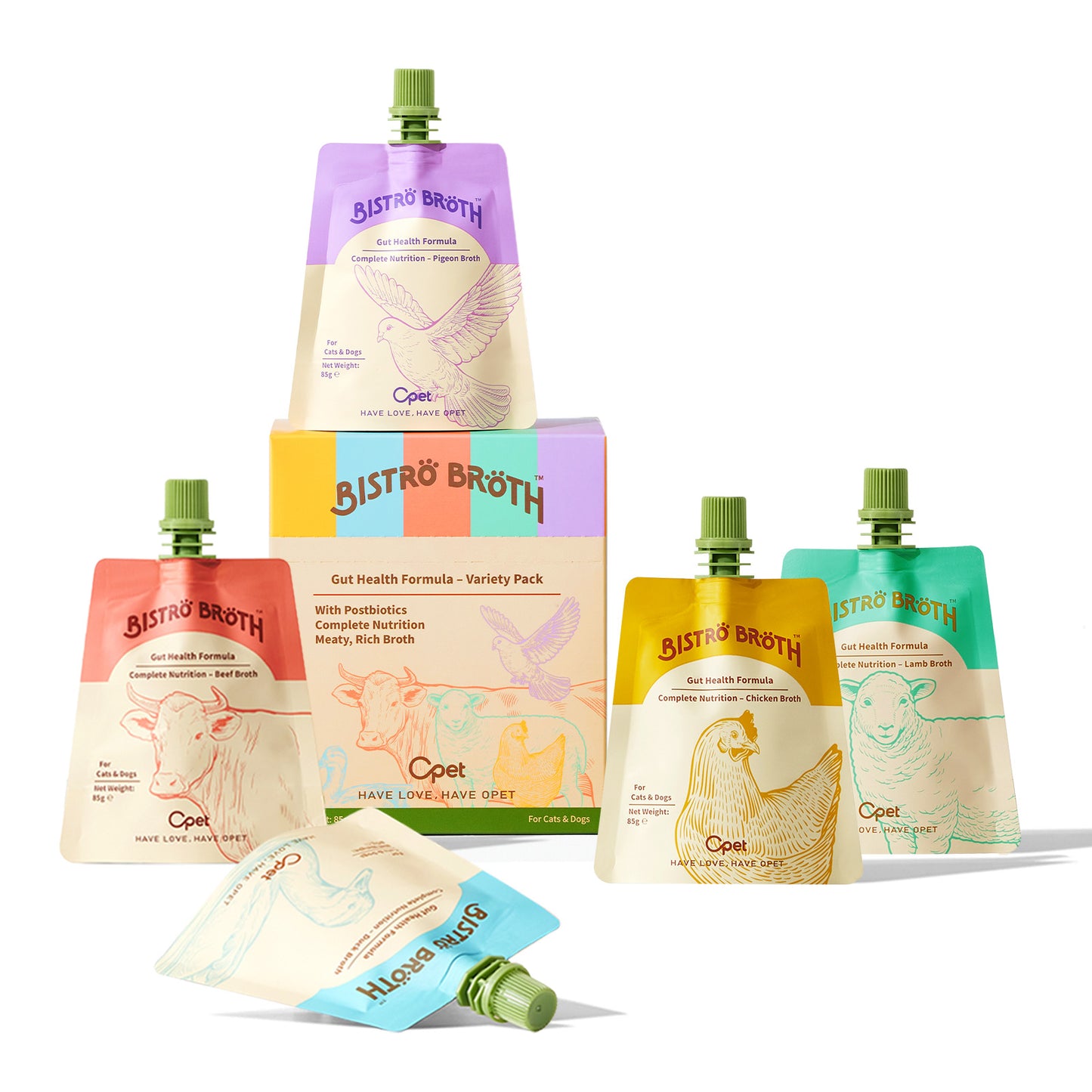 OPET Bistro Broth for Cats and Dogs- Mixed Flavor