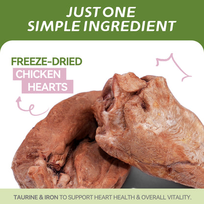 OPET Freeze Dried Cat Treats- Halved Heart- 40g
