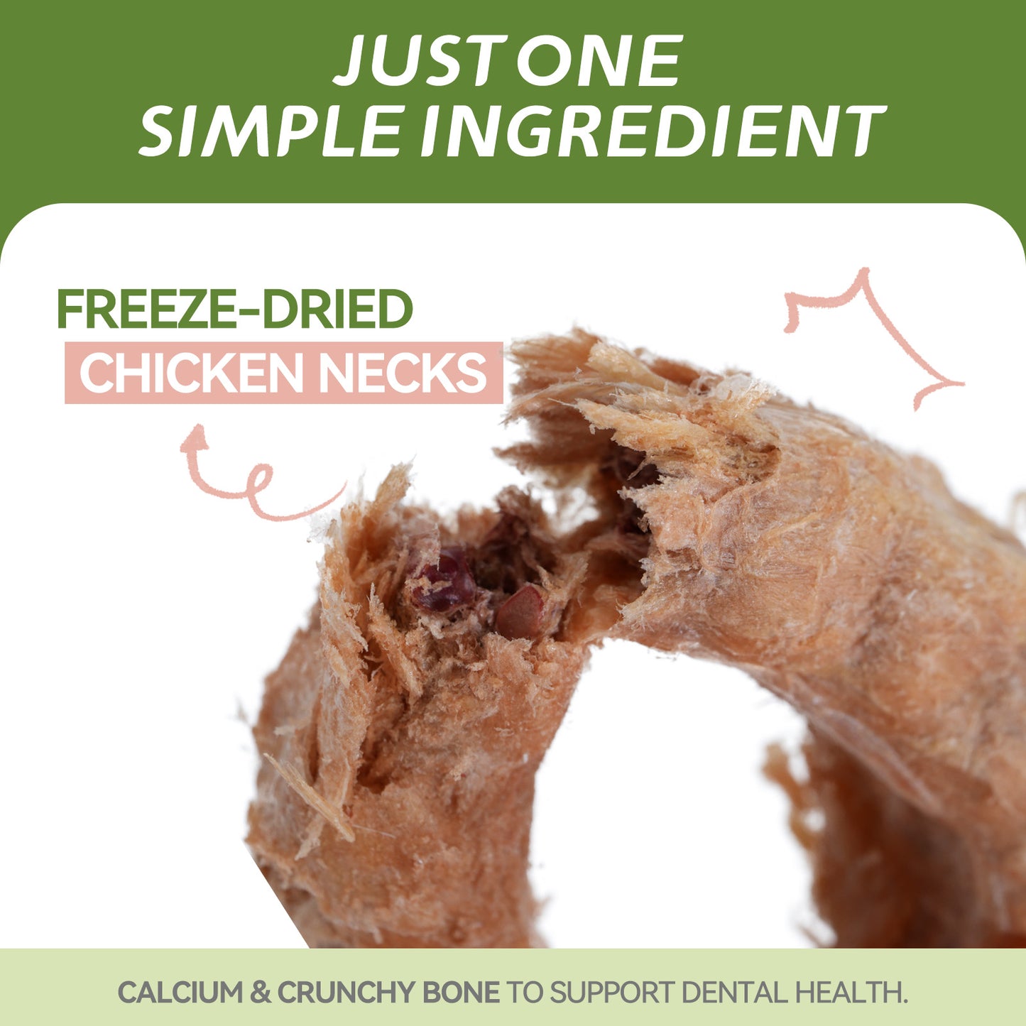 OPET Freeze Dried Cat Treats- Chicken Neck- 40g