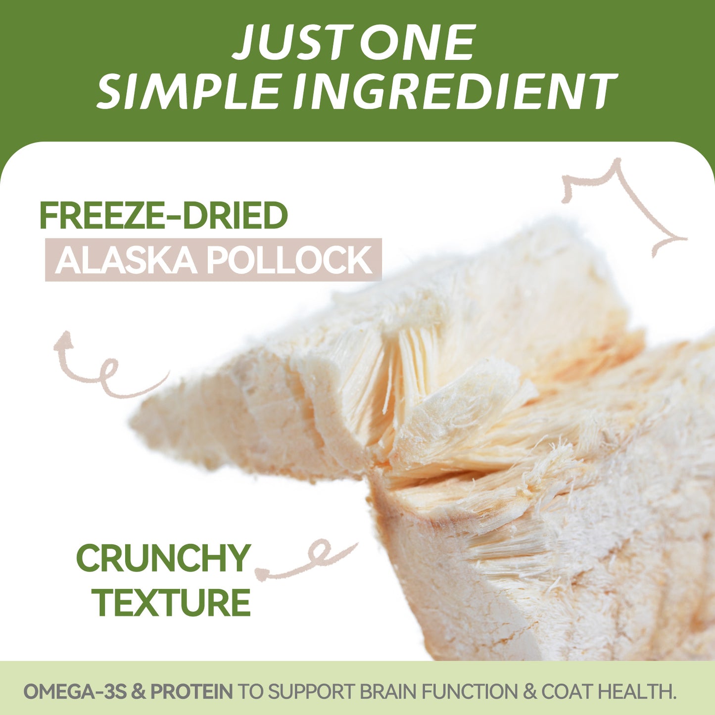 OPET Freeze Dried Cat Treats- Cod- 40g