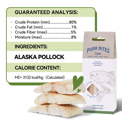 OPET Freeze Dried Cat Treats- Cod- 40g