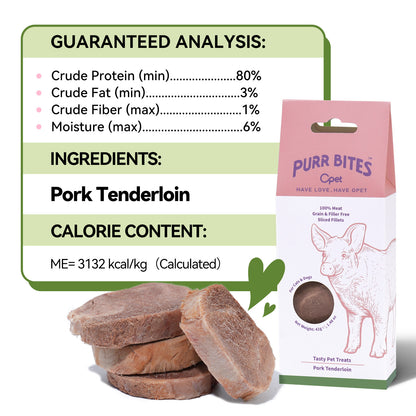 OPET Freeze Dried Cat Treats- Pork Sliced- 42g