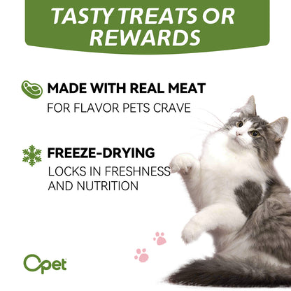 OPET Freeze Dried Cat Treats- Pork Sliced- 42g