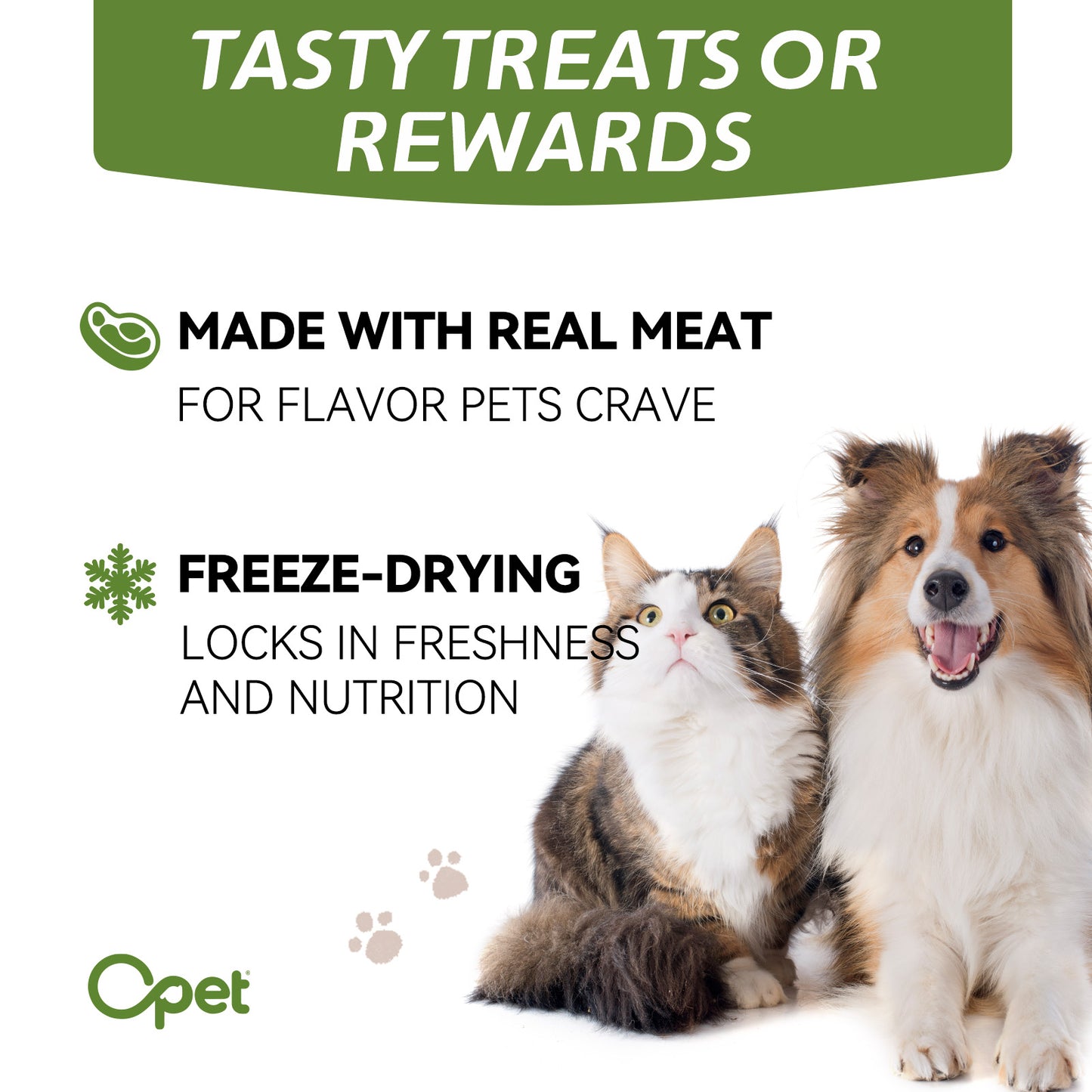 OPET Freeze Dried Cat Treats- Cod- 40g