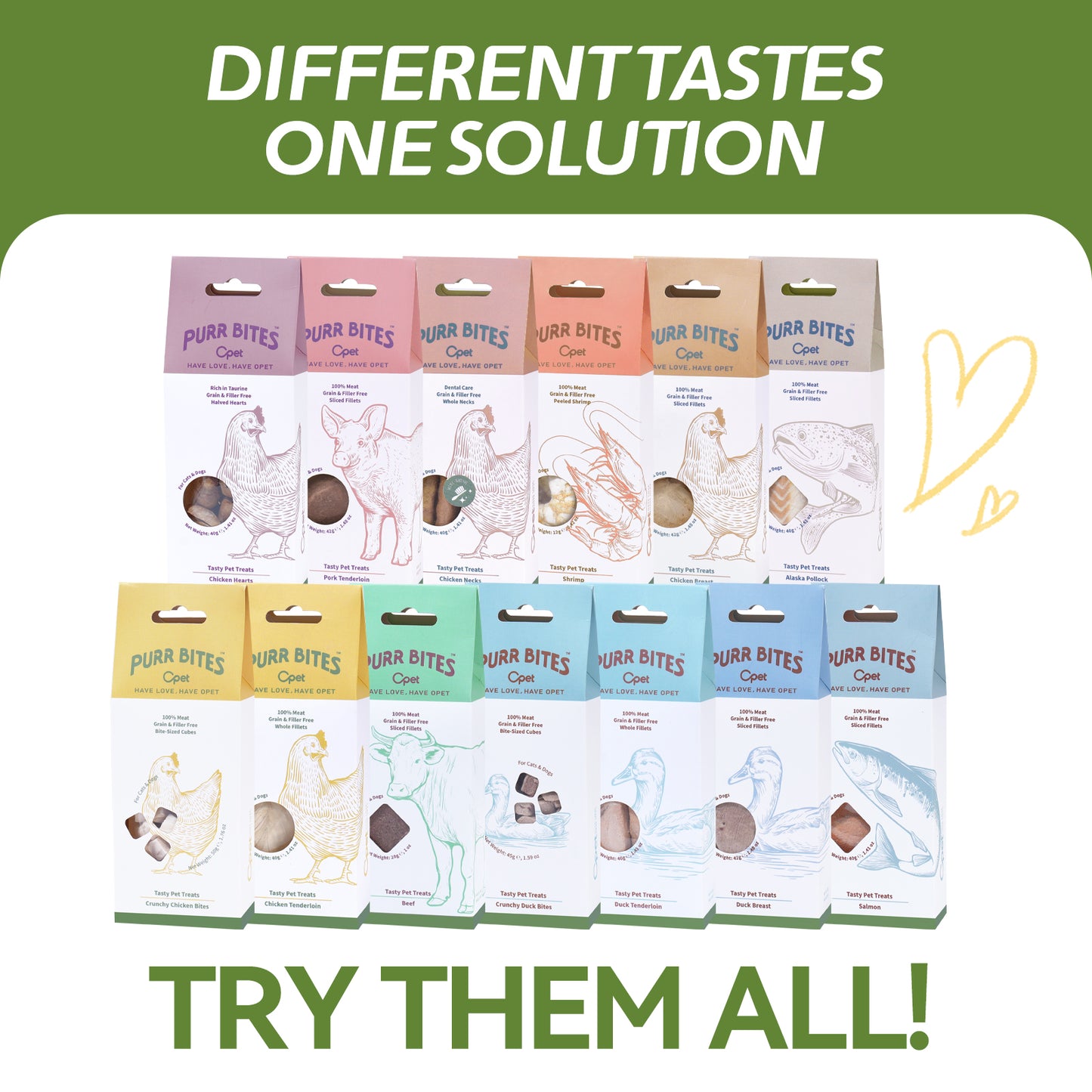 OPET Freeze Dried Cat Treats-Chicken Cubes-50g